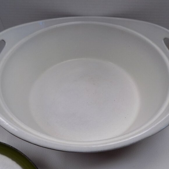 Rare MCM COPCO Denmark 4 qt Iron Enamelware Roaster Dutch Oven Pot Michael Lax - Picture 8 of 12